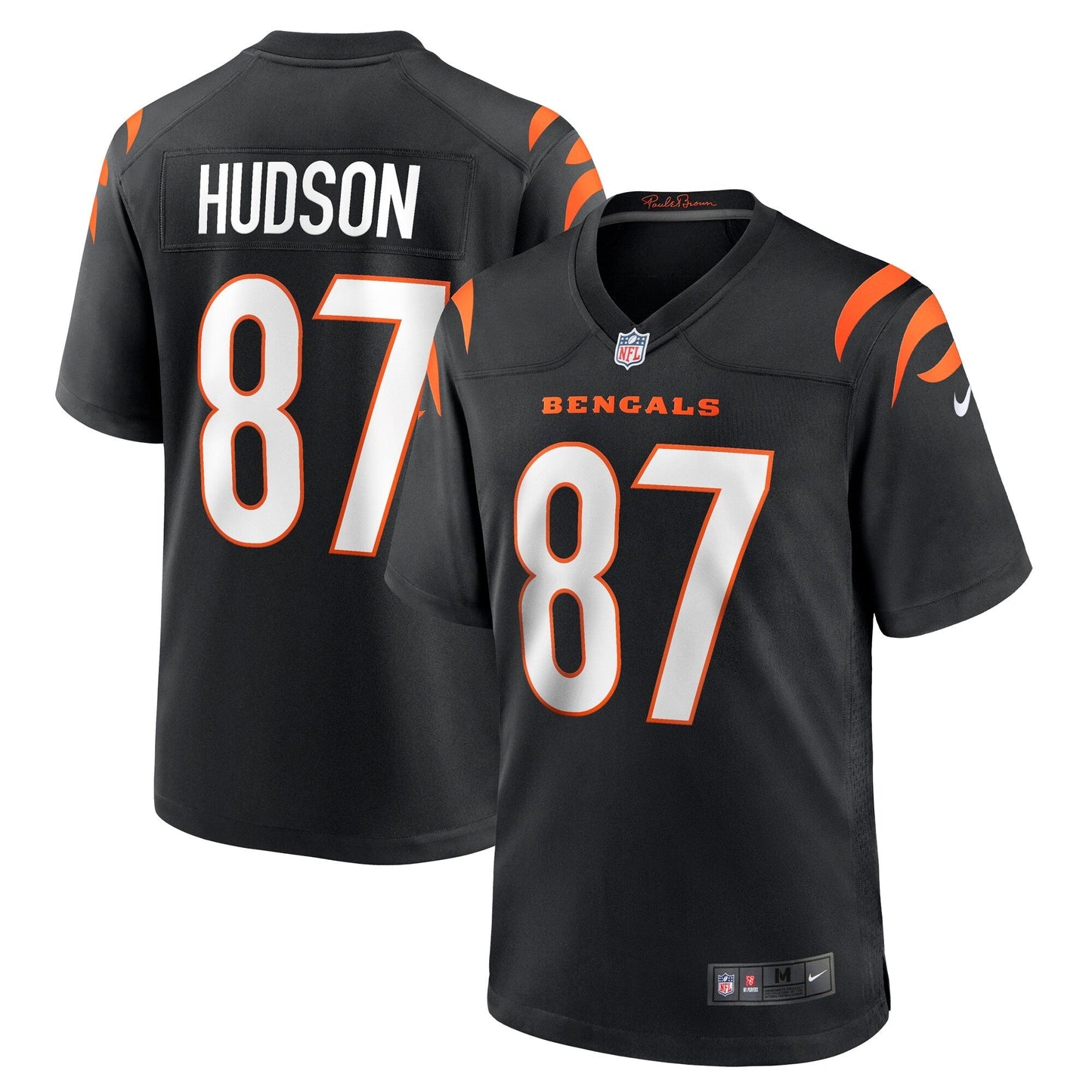 Tanner Hudson Cincinnati Bengals Nike Home Game Jersey - Black