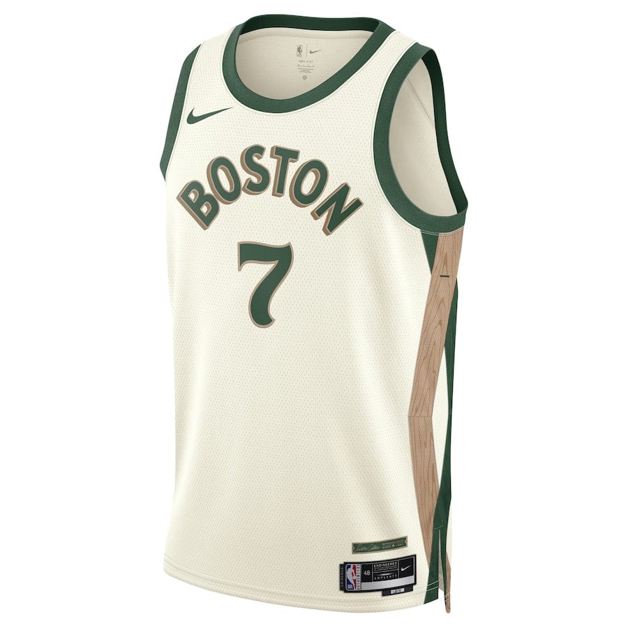 Jaylen Brown Boston Celtics City Edition Men's2023-2024 season Jersey