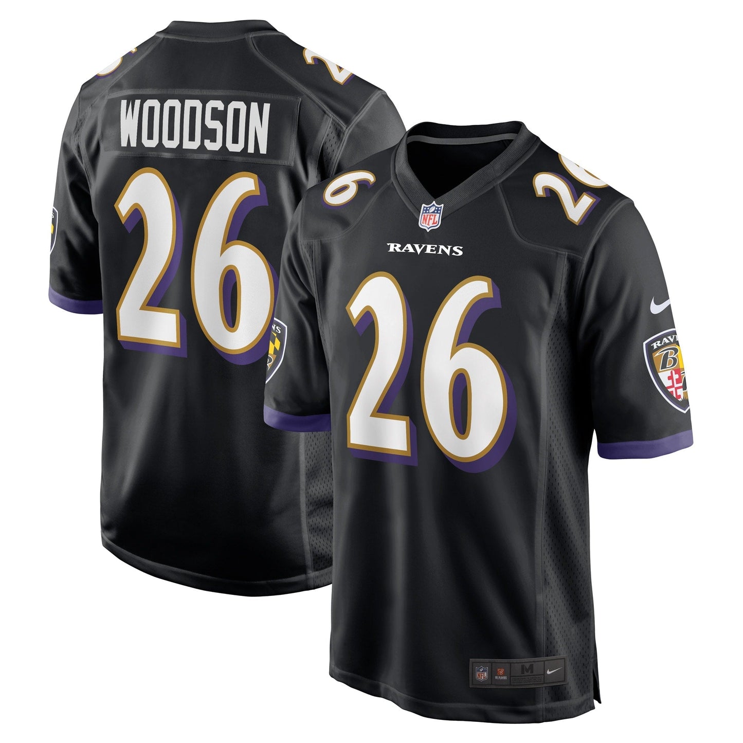 Rod Woodson Baltimore Ravens Nike Retired Jersey - Black