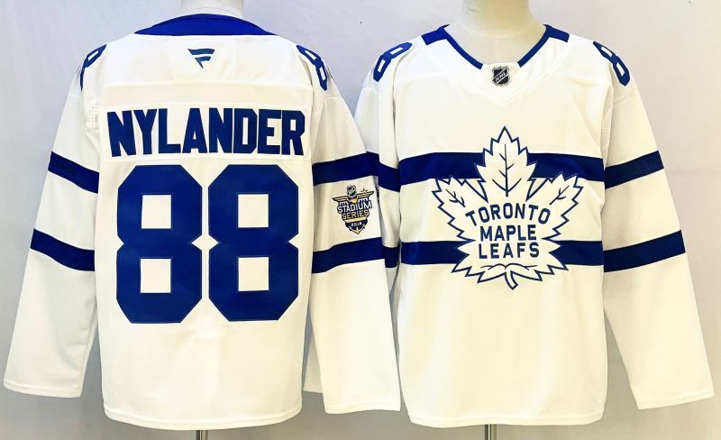 Men's Toronto Maple Leafs William Nylander #88 White Player Jersey