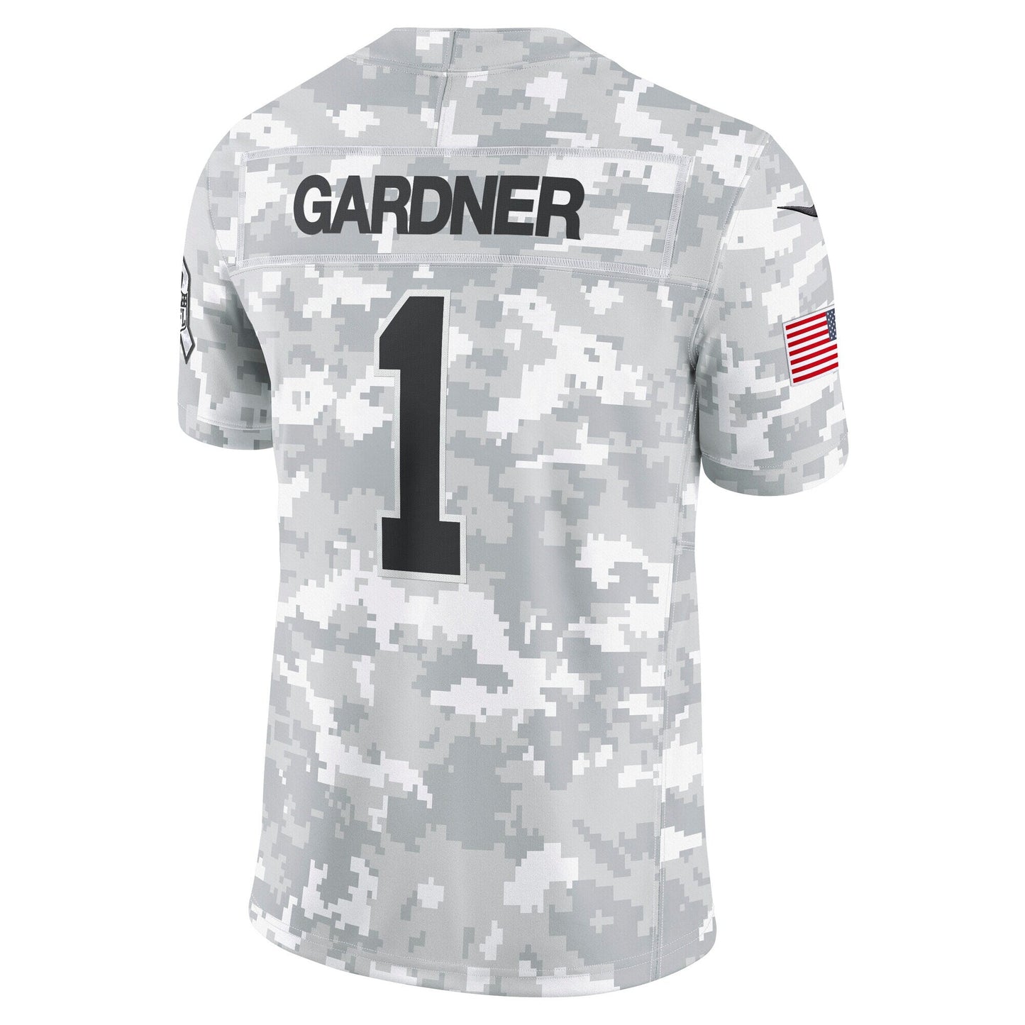 Sauce Gardner New York Jets Nike 2024 Salute to Service Limited Jersey - Arctic Camo