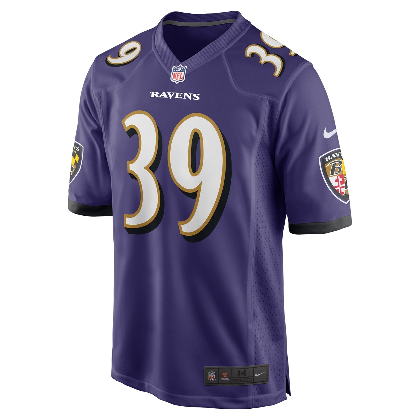 Eddie Jackson Baltimore Ravens Nike Team Game Jersey - Purple