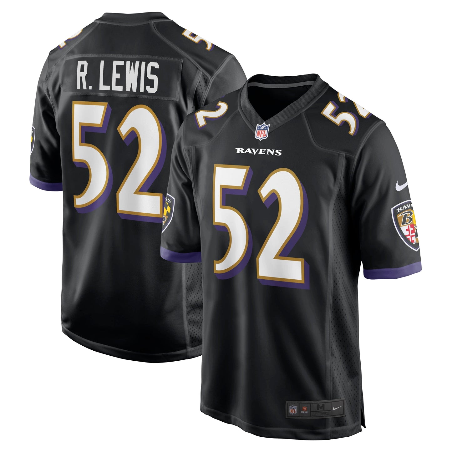 Ray Lewis Baltimore Ravens Nike Retired Jersey - Black