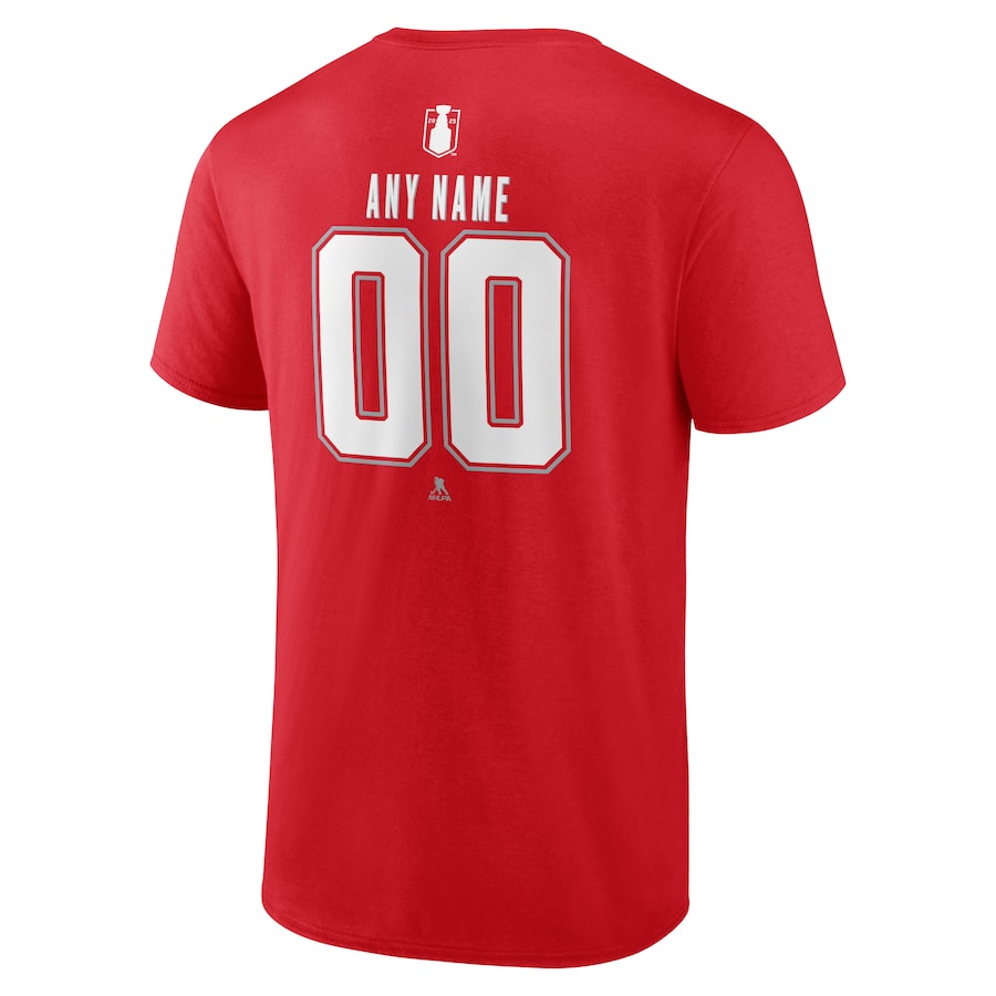 Men's Florida Panthers Red 2025 Stanley Cup Final Custom T-Shirt