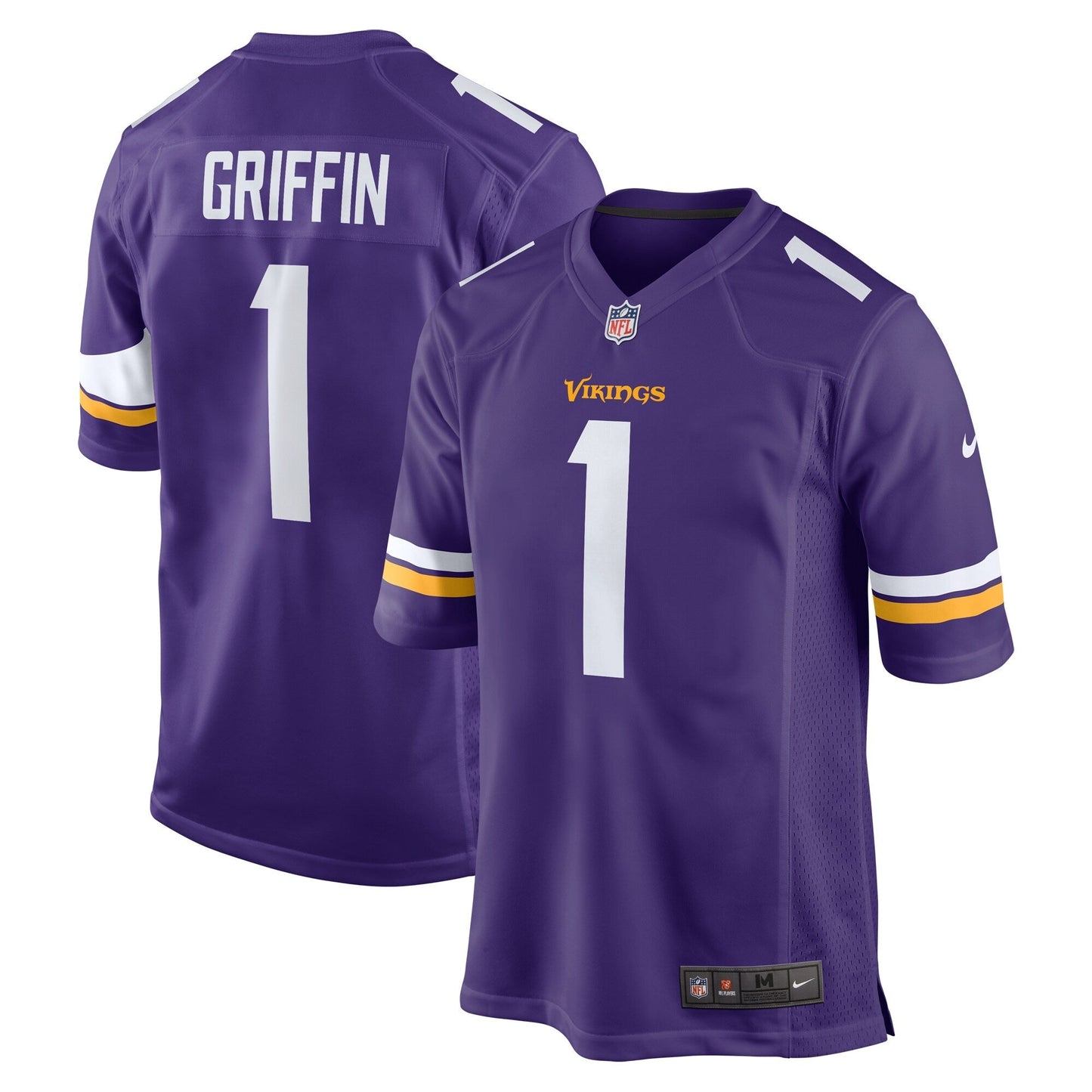 Shaquill Griffin Minnesota Vikings Nike Team Game Jersey - Purple