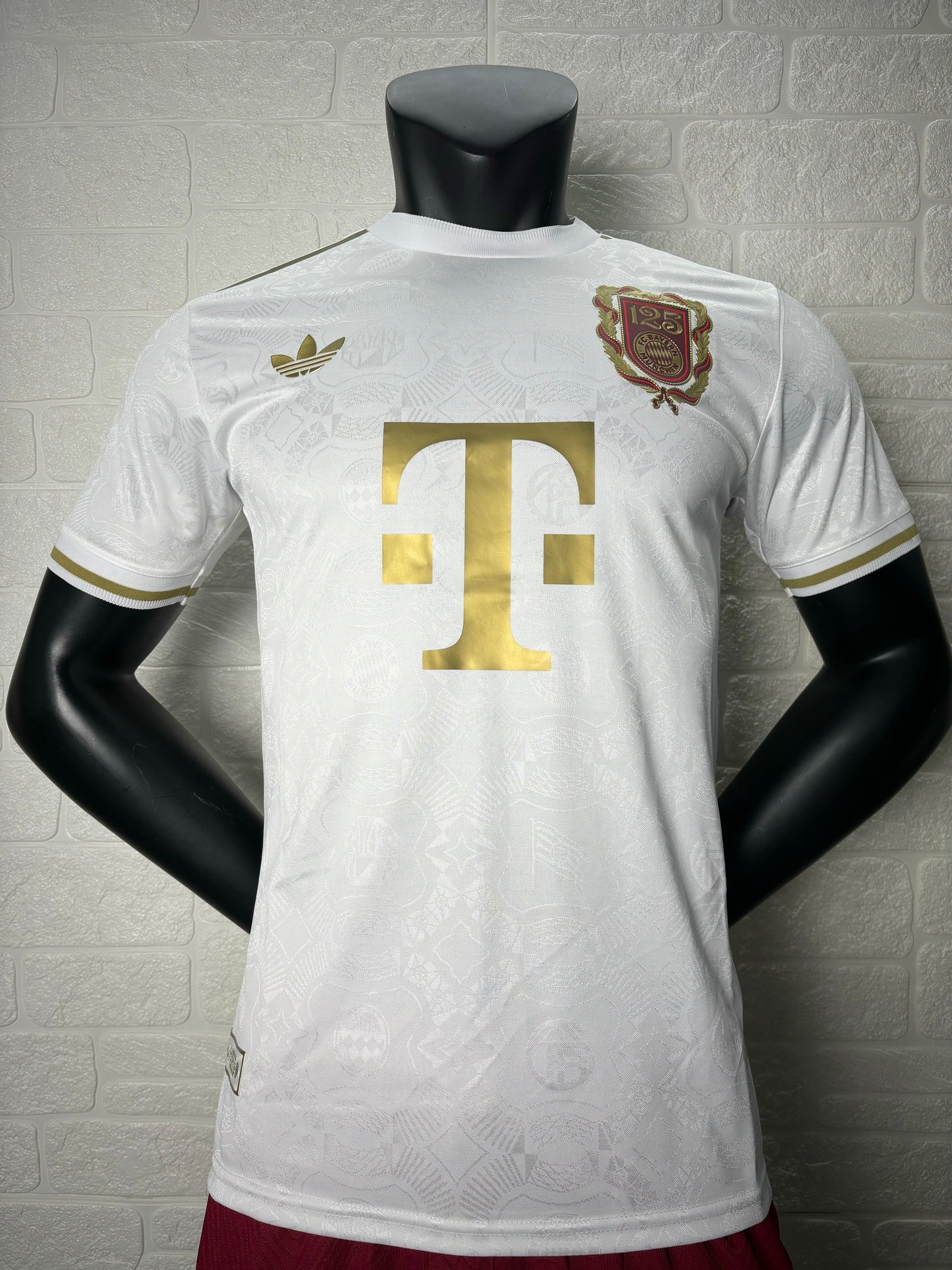 2025-26 Bayern Munich 125th Anniversary Edition White Player Version Jersey