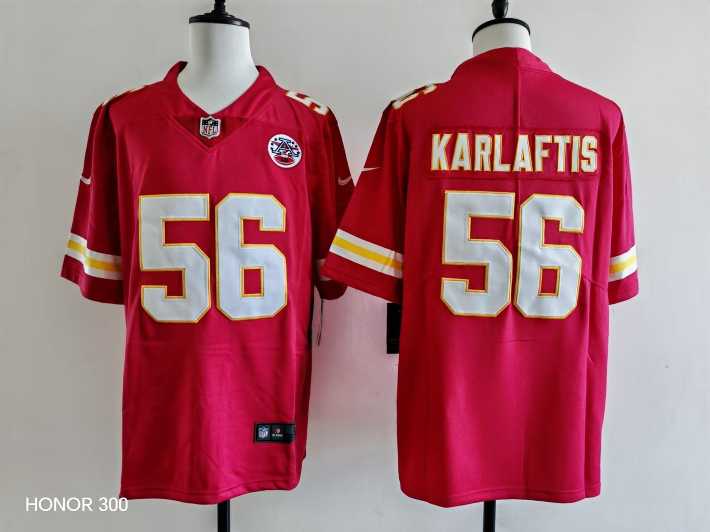 Men's Kansas City Chiefs George Karlaftis Jersey - Red