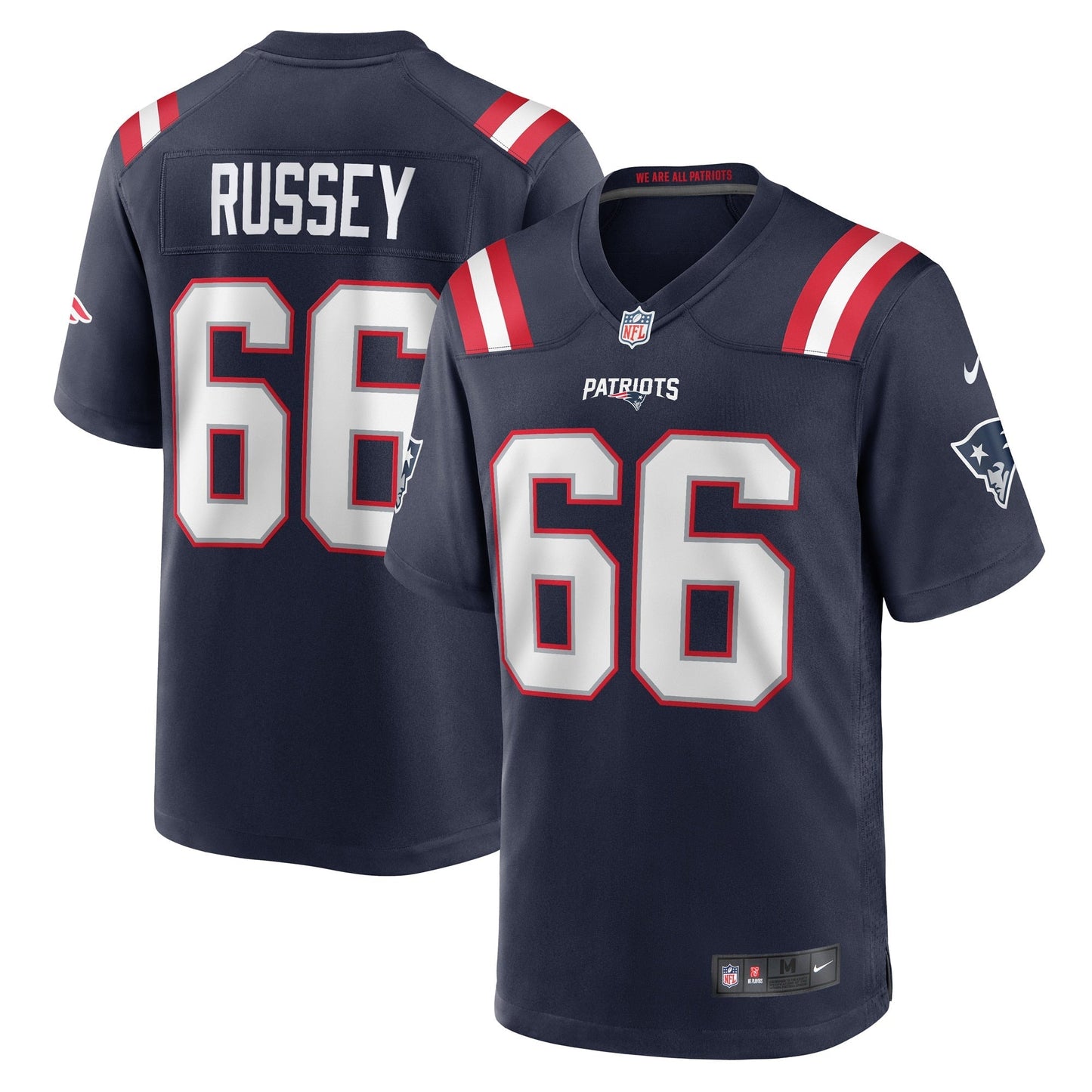 Kody Russey New England Patriots Nike Game Jersey - Navy