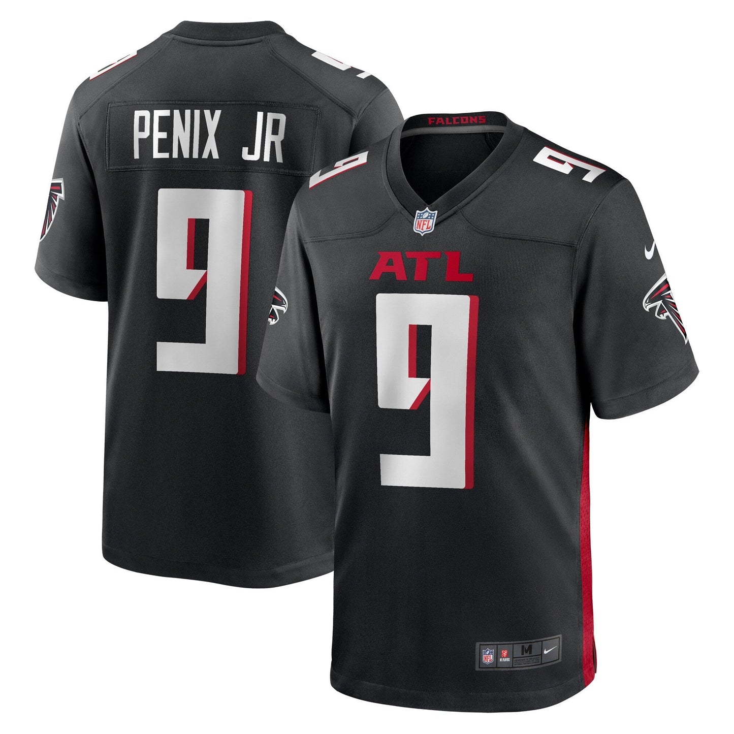 Michael Penix Jr. Atlanta Falcons Nike Game Jersey - Black