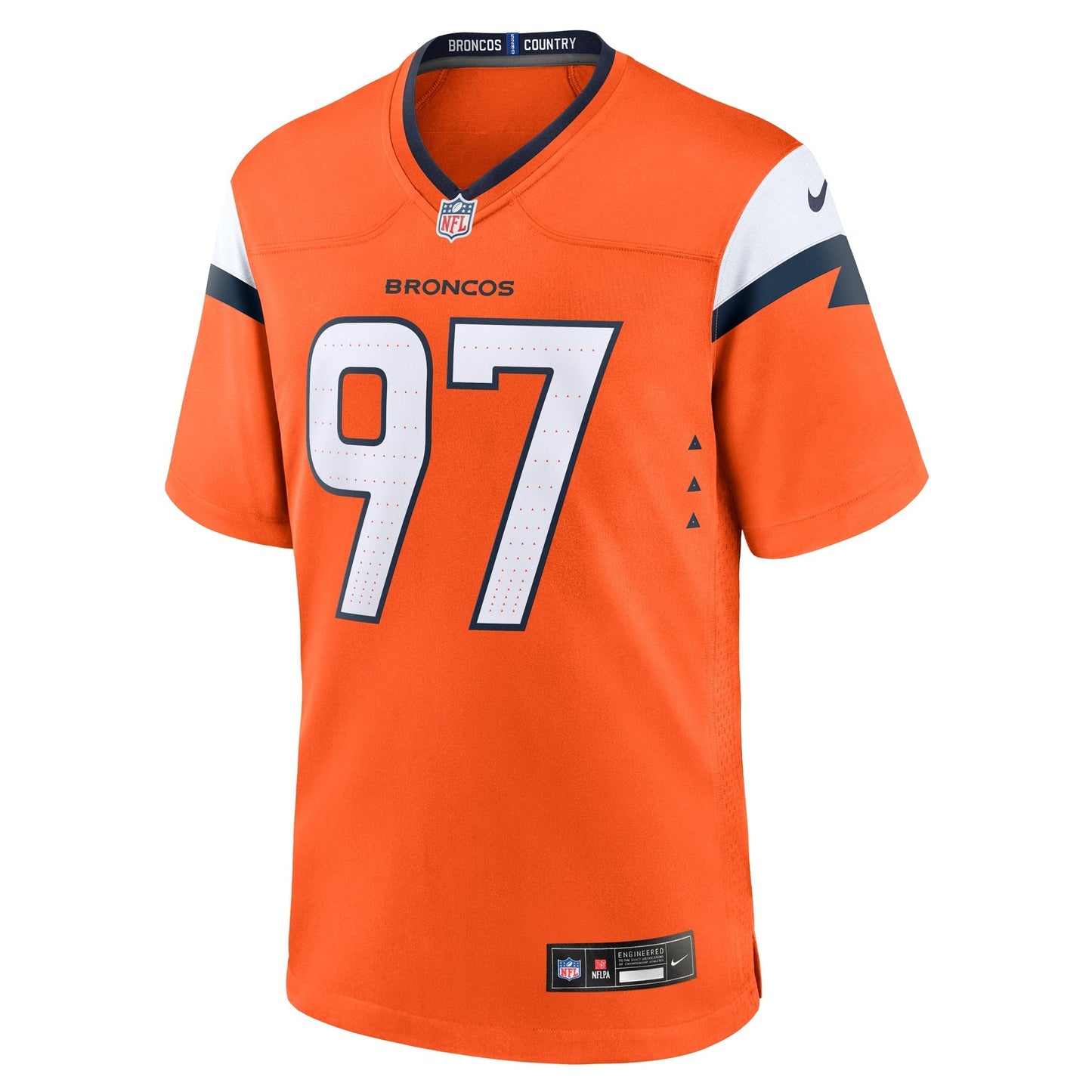 Malcolm Roach Denver Broncos Nike Team Game Jersey - Orange