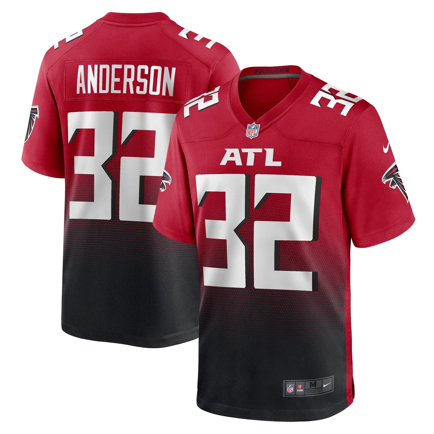Jamal Anderson Atlanta Falcons Nike Retired Alternate Game Jersey - Red