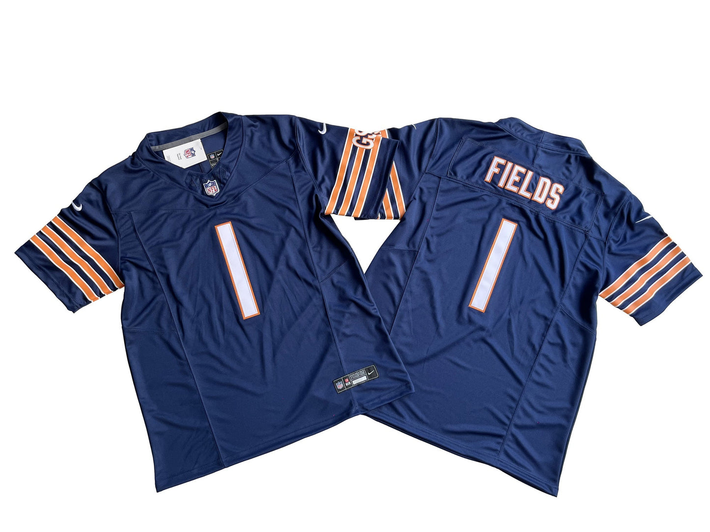 Chicago Bears 1# Justin Fields Vapor F.U.S.E. Limited Jersey