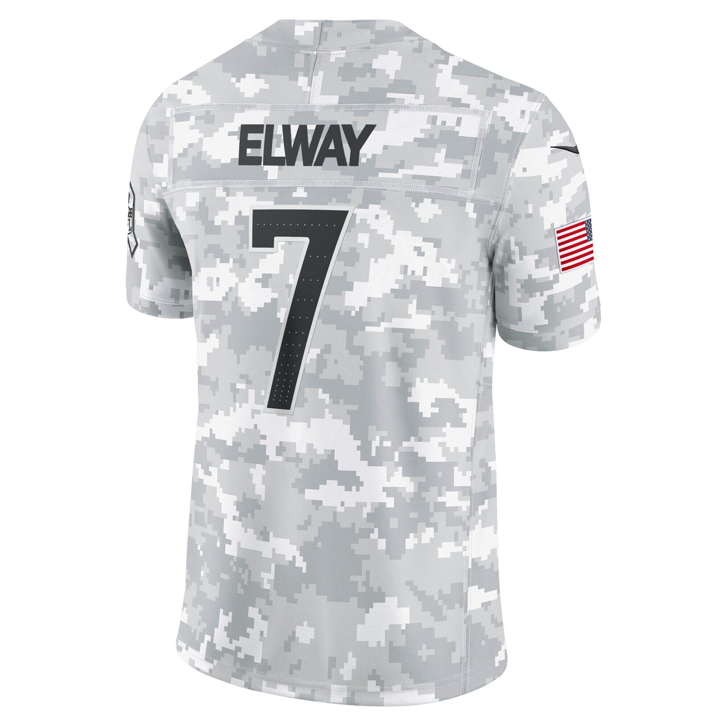 John Elway Denver Broncos Nike 2024 Salute to Service Retired Limited Jersey - Arctic Camo
