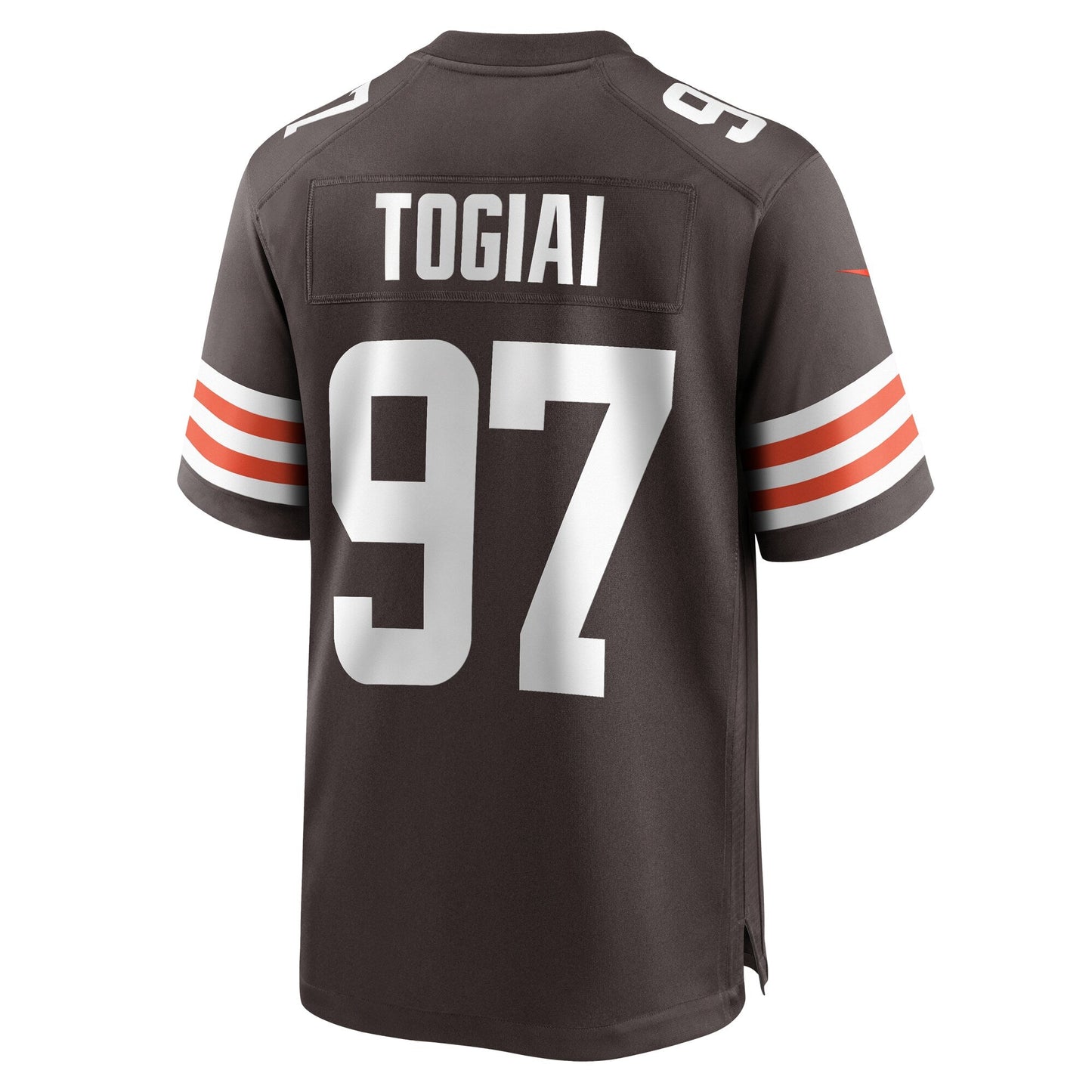 Tommy Togiai Cleveland Browns Nike Game Jersey - Brown