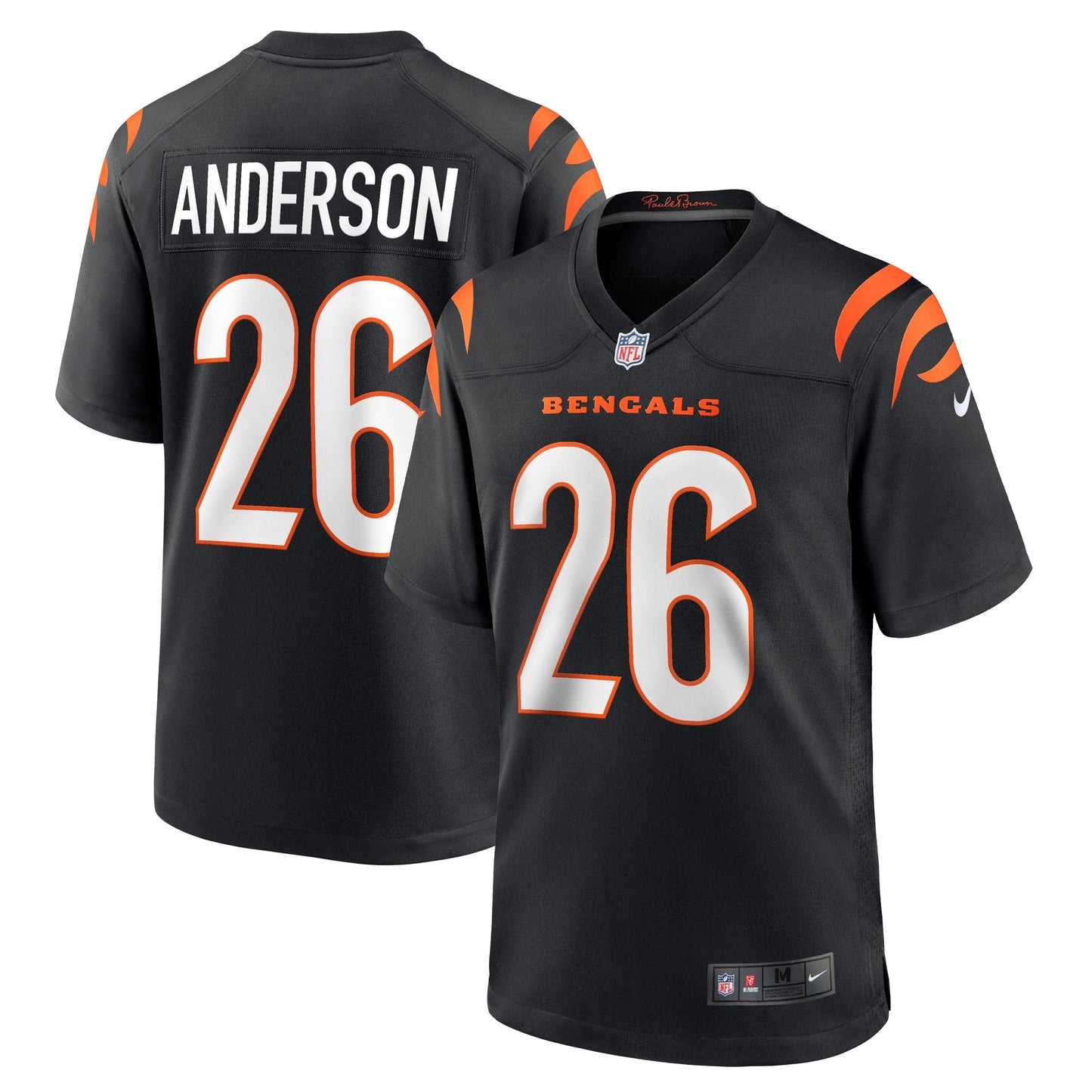 Tycen Anderson Cincinnati Bengals Nike Game Jersey - Black