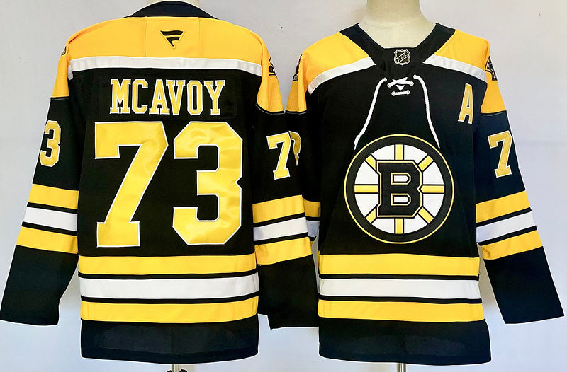 Men's Boston Bruins Charlie McAvoy #73 Black Home Player Game Jersey