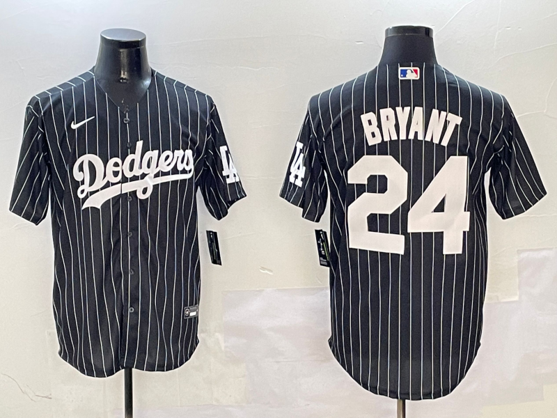 Men's Los Angeles Dodgers Kris Bryant #24 Black Alternate Limited Player Jersey