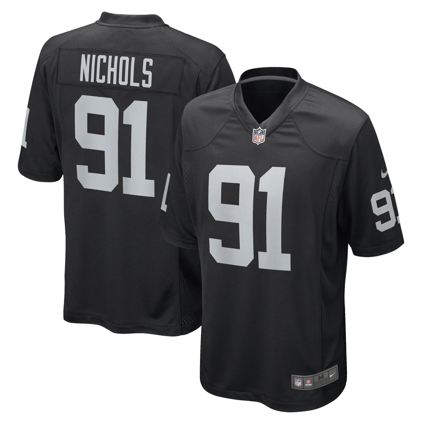 Bilal Nichols Las Vegas Raiders Nike Game Jersey - Black