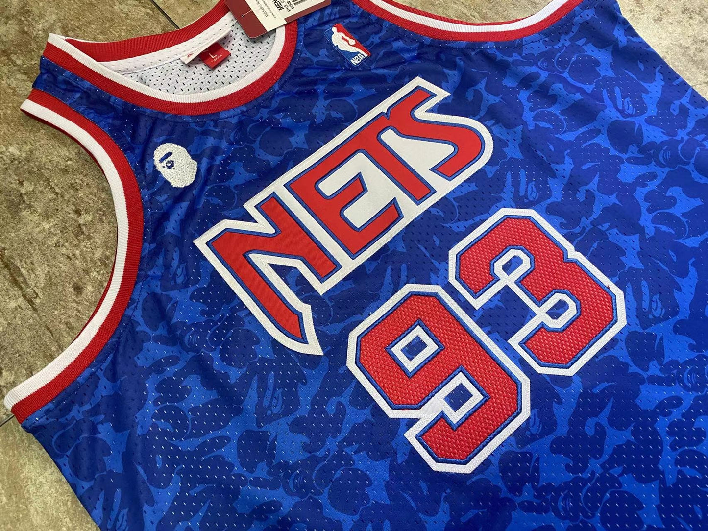 BROOKLYN NETS BAPE Blue 93 MN