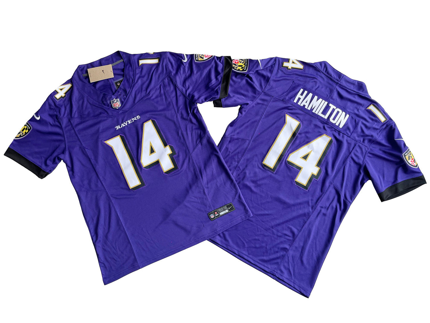 Baltimore Ravens 14# Kyle Hamilton Vapor F.U.S.E. Limited Jersey