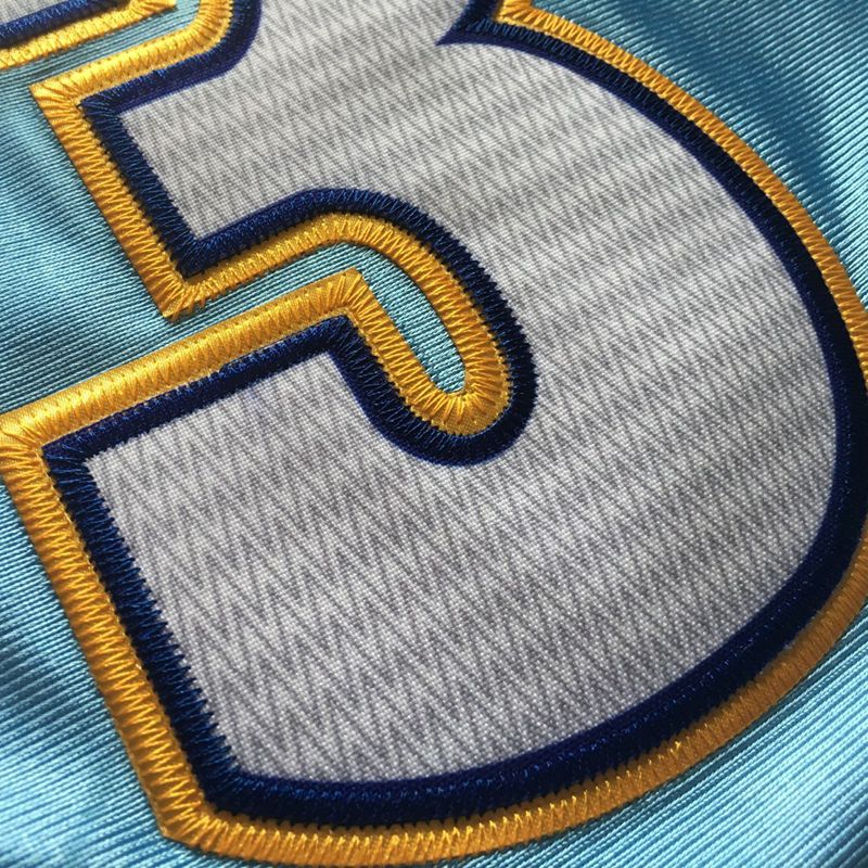 Allen Iverson Denver Nuggets blue 3 MN