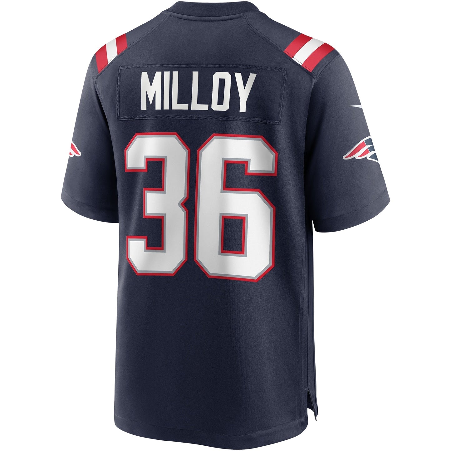 Lawyer Milloy New England Patriots Nike Game Retired Jersey - Navy