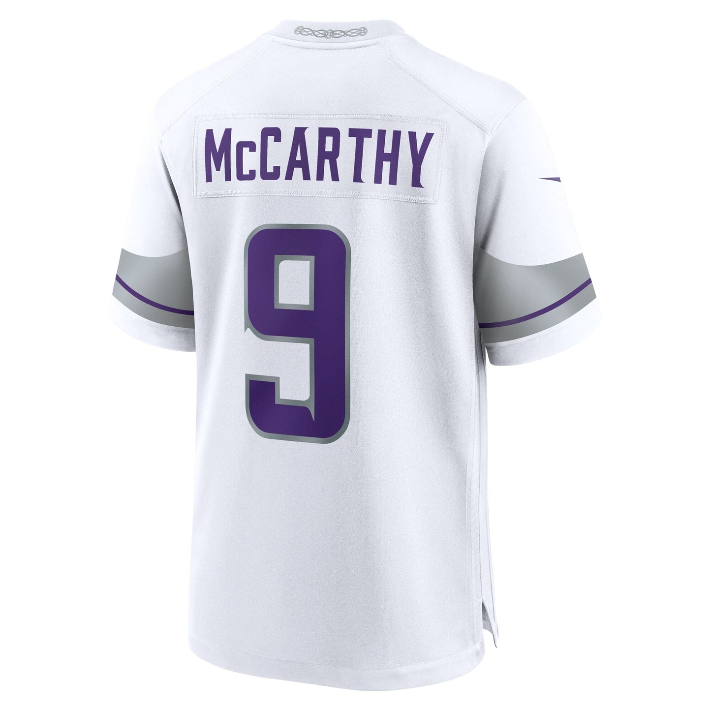 J.J. McCarthy Minnesota Vikings Nike Alternate Game Jersey - White