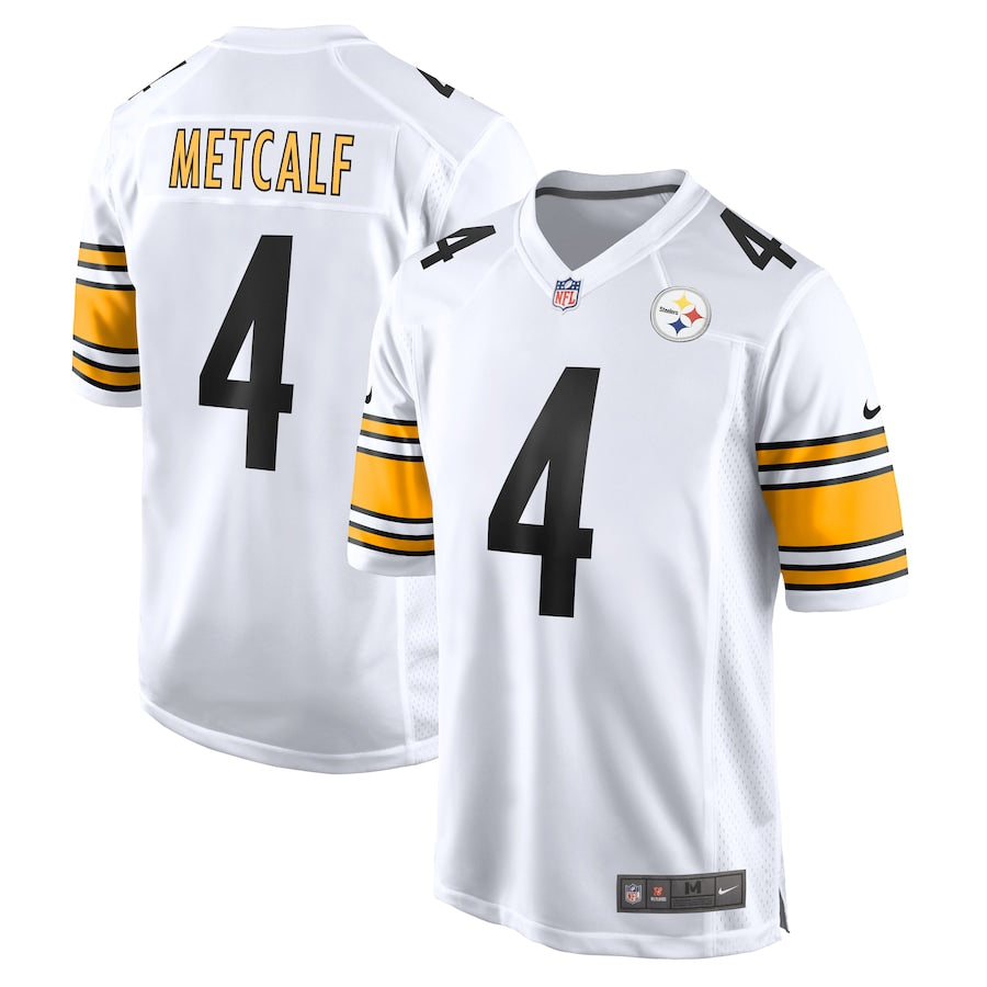 Men's Pittsburgh Steelers DK Metcalf Nike Black Game Player Jersey