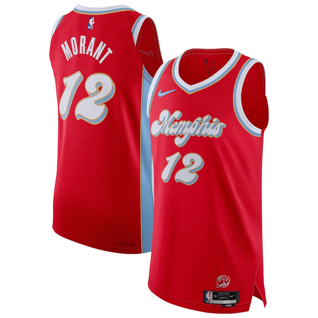 Men's Memphis Grizzlies Ja Morant Red 2024/25 Player Jersey - City Edition