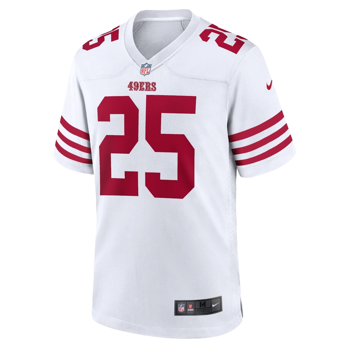 Elijah Mitchell San Francisco 49ers Nike Game Jersey - White