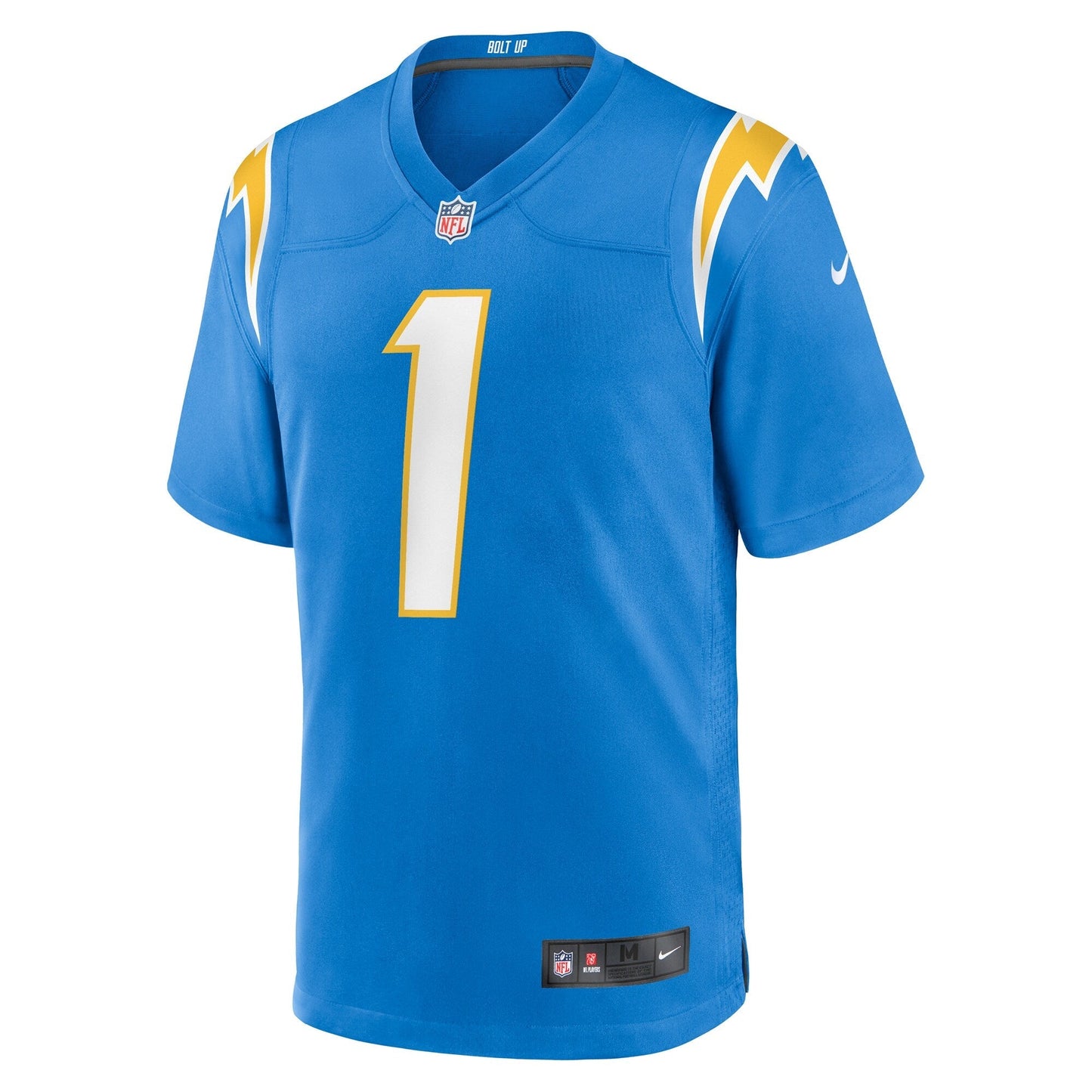 Quentin Johnston Los Angeles Chargers Nike 2023 NFL Draft First Round Pick Game Jersey - Powder Blue