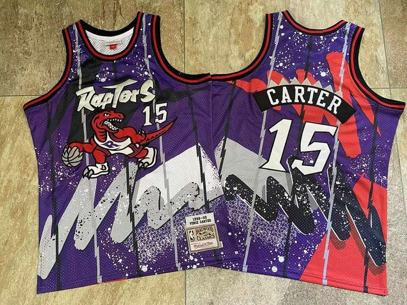 Vince Carter Toronto Raptors Hyper Hoops Throwback Jersey