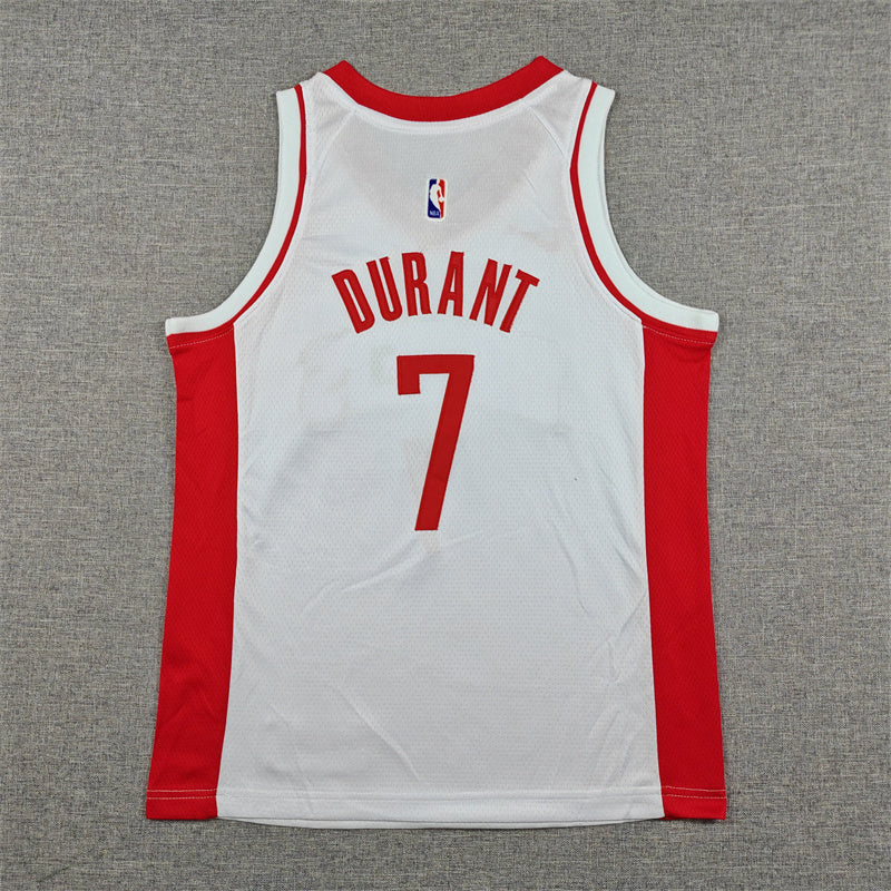 Youth Kevin Durant Houston Rockets #7 Embroidered Jersey