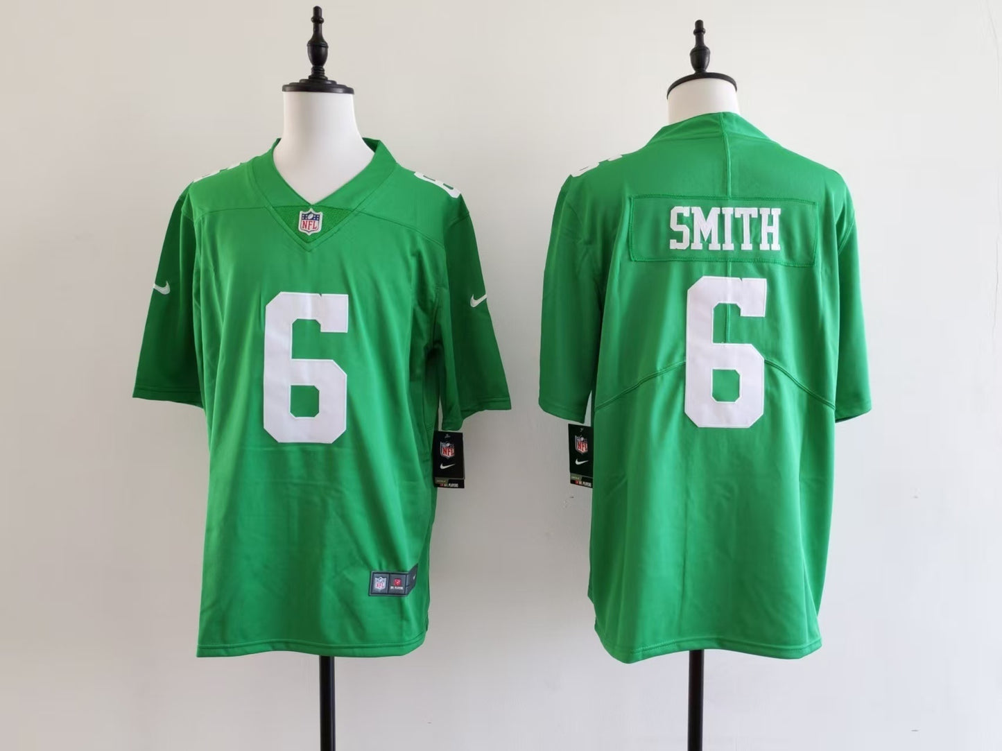 Men's Philadelphia Eagles DeVonta Smith Nike Jersey-green-Digital without black borders