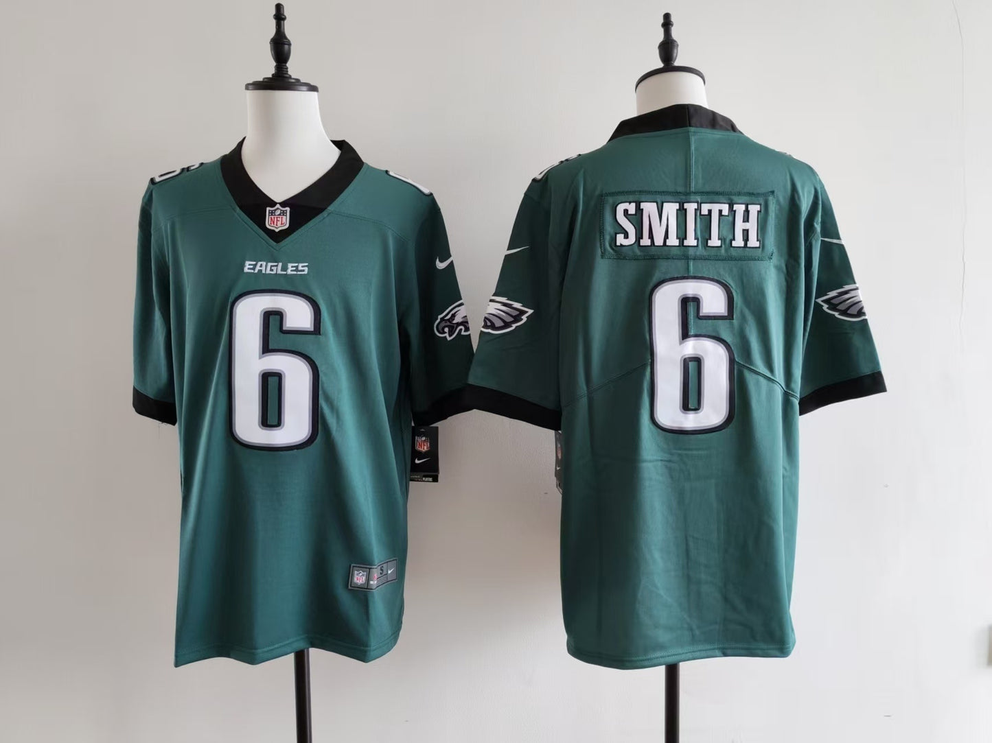 Men's Philadelphia Eagles DeVonta Smith Nike Jersey-Midnight Green