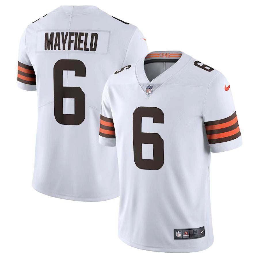 Men's Cleveland Browns Baker Mayfield Jersey-White#6