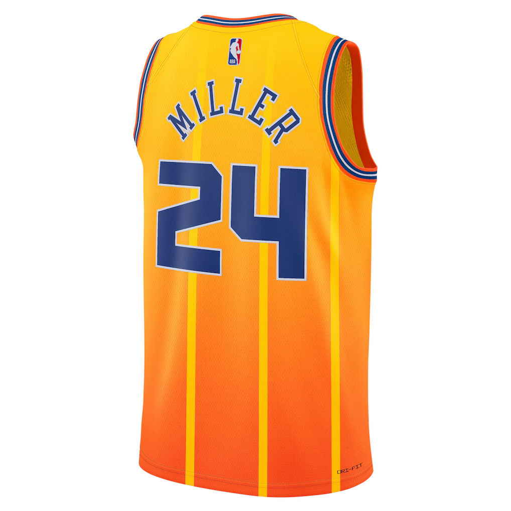 Charlotte Hornets Brandon Miller Jordan Brand Orange 2025/26 Swingman Jersey - City Edition