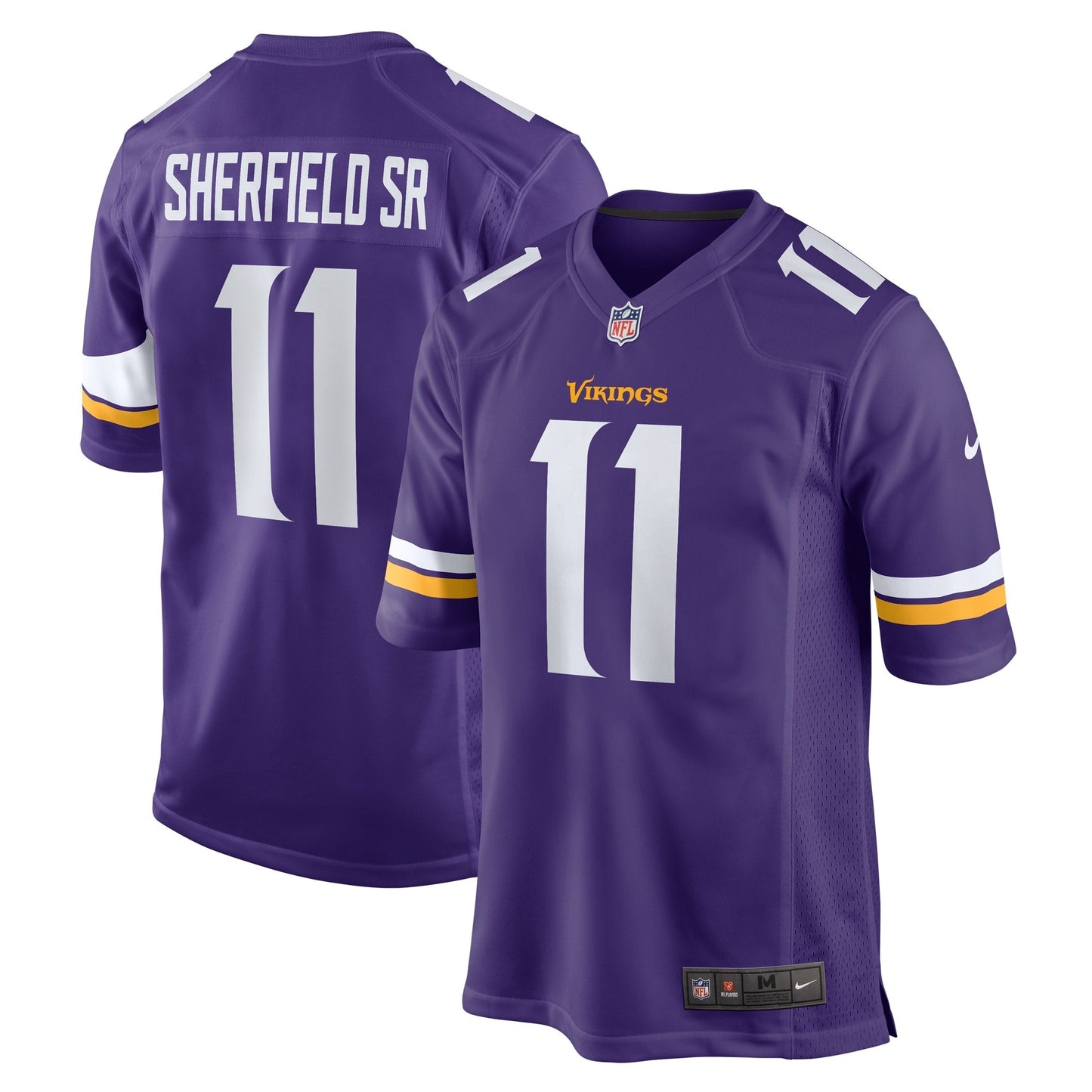 Trent Sherfield Sr. Minnesota Vikings Nike Game Jersey - Purple