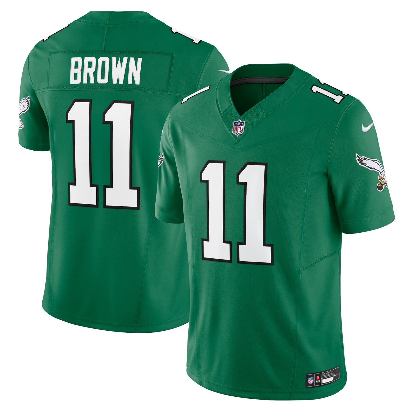 Philadelphia Eagles 11# A.J. Brown Nike Vapor F.U.S.E. Limited Jersey