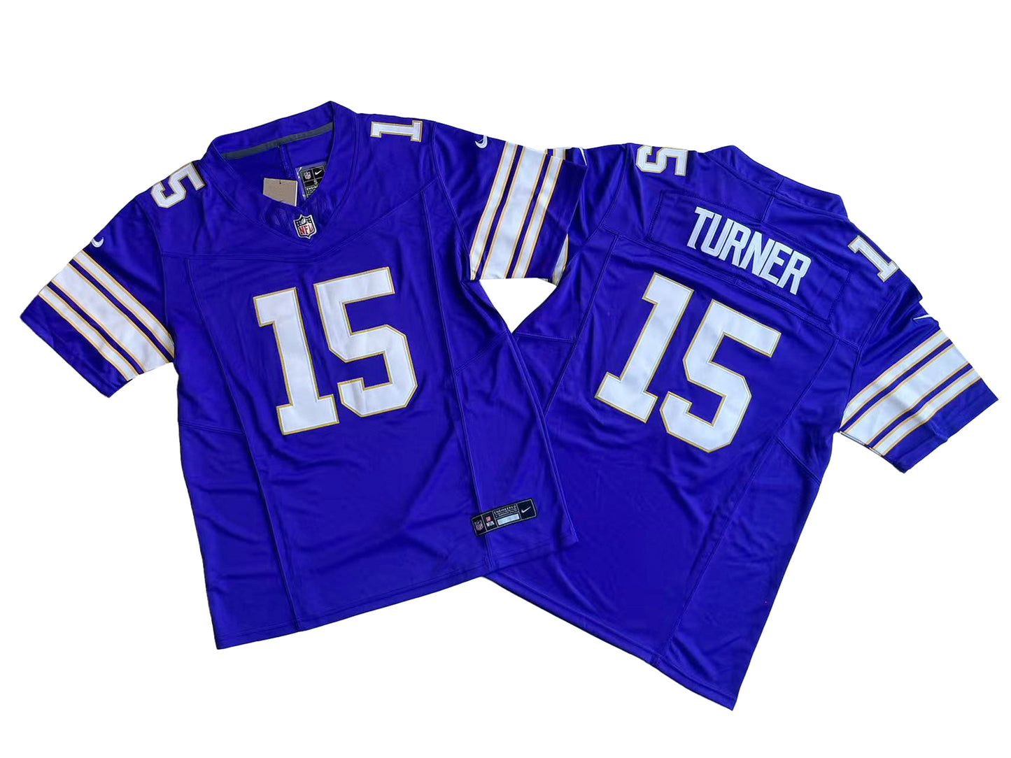 J.J. McCarthy #15 Minnesota Vikings Nike 2nd Alternate Game Jersey
