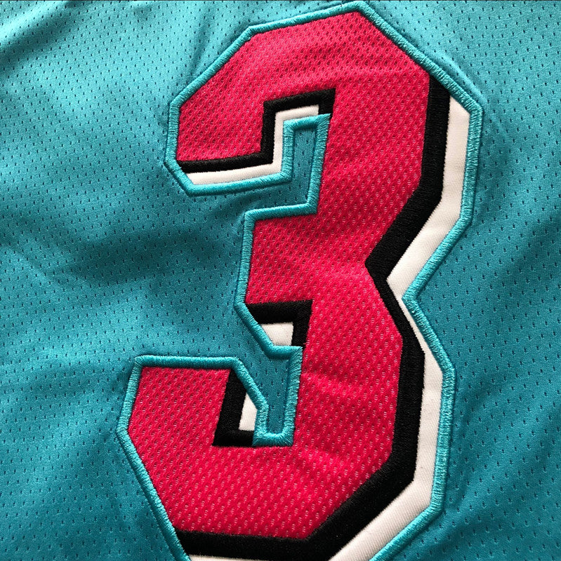 Miami Heat City Edition Dwayne Wade #3 Blue Jersey