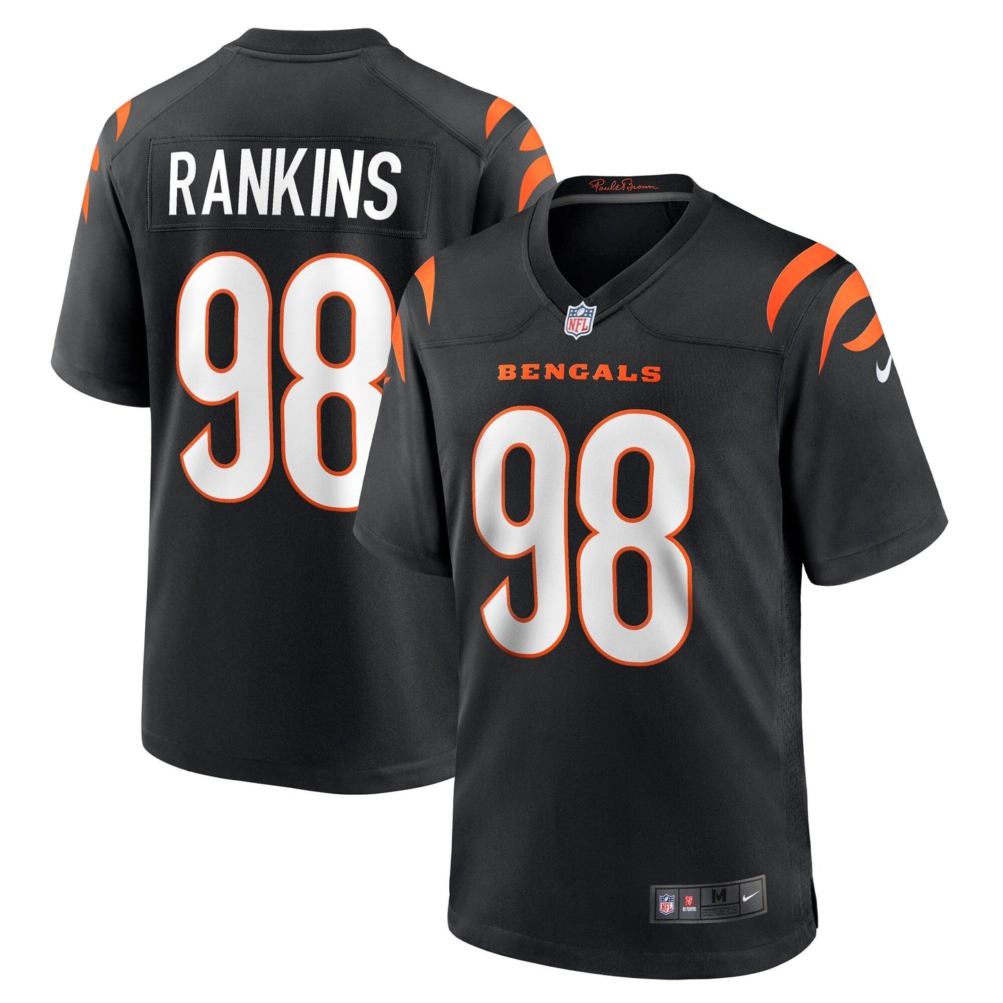 Sheldon Rankins Cincinnati Bengals Nike Game Jersey - Black
