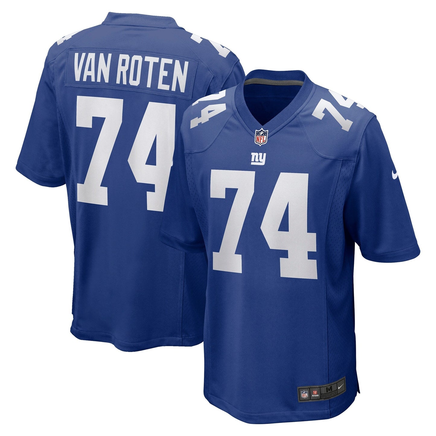 Greg Van Roten New York Giants Nike Team Game Jersey - Royal