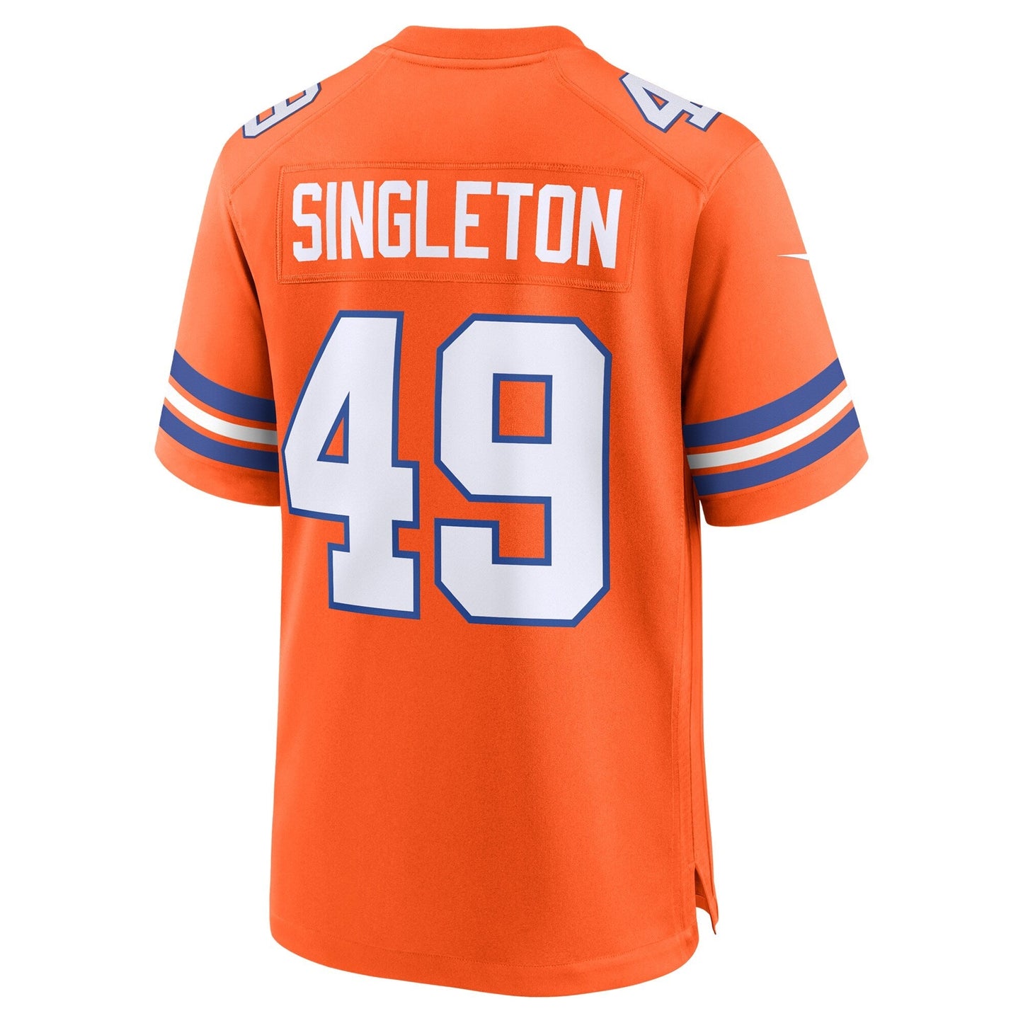 Alex Singleton Denver Broncos Nike Alternate Game Jersey - Orange