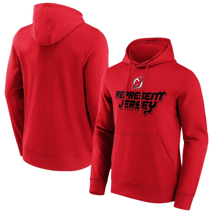 Men's New Jersey Devils Red Branded Hometown Graphic Hoodie