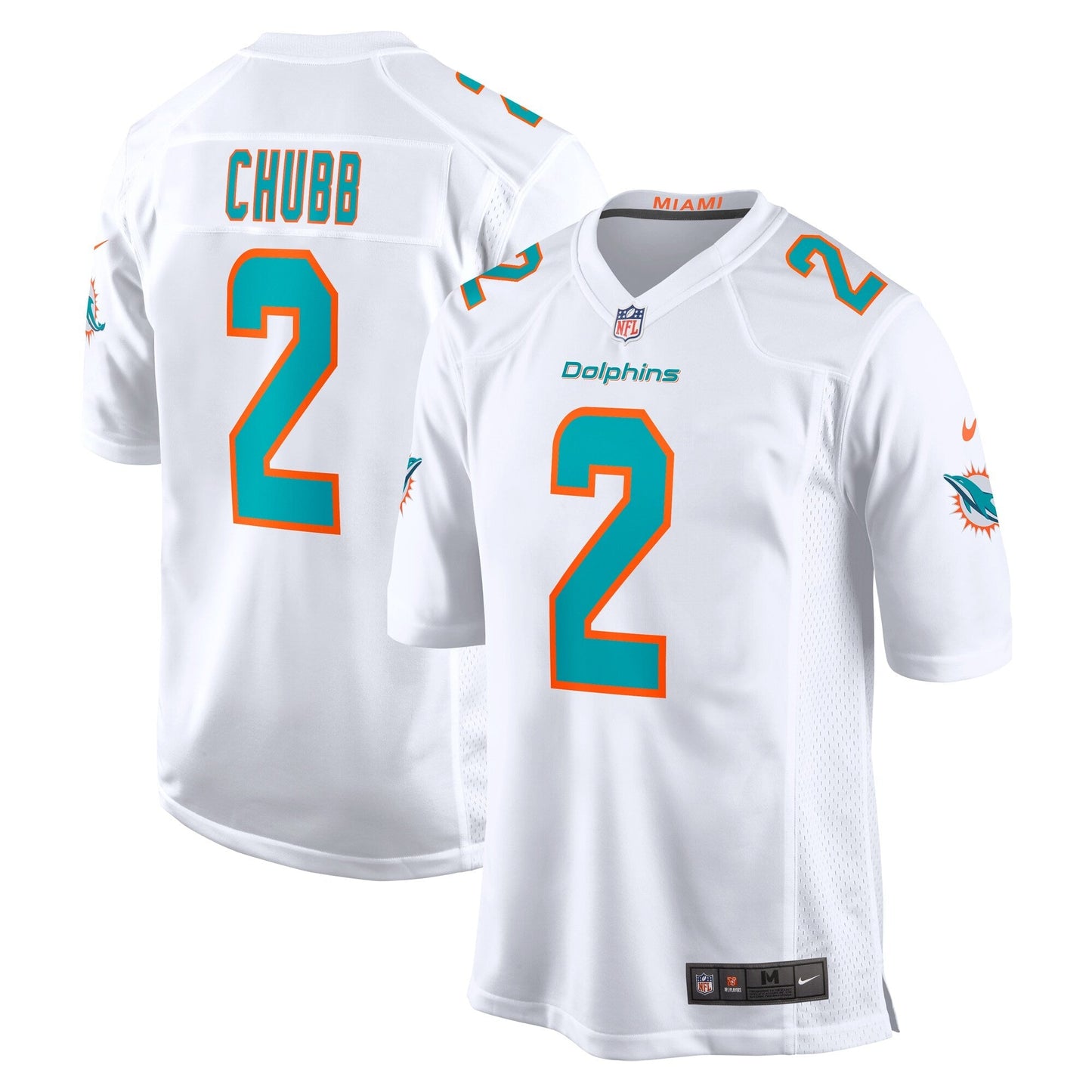 Bradley Chubb Miami Dolphins Nike Game Jersey - White