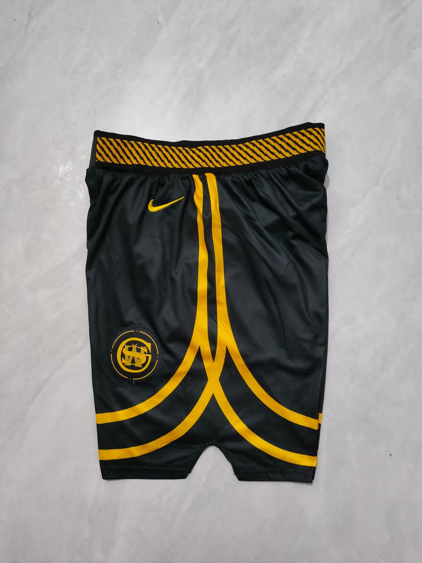 Golden State Warriors 24 Black City Edition Shorts