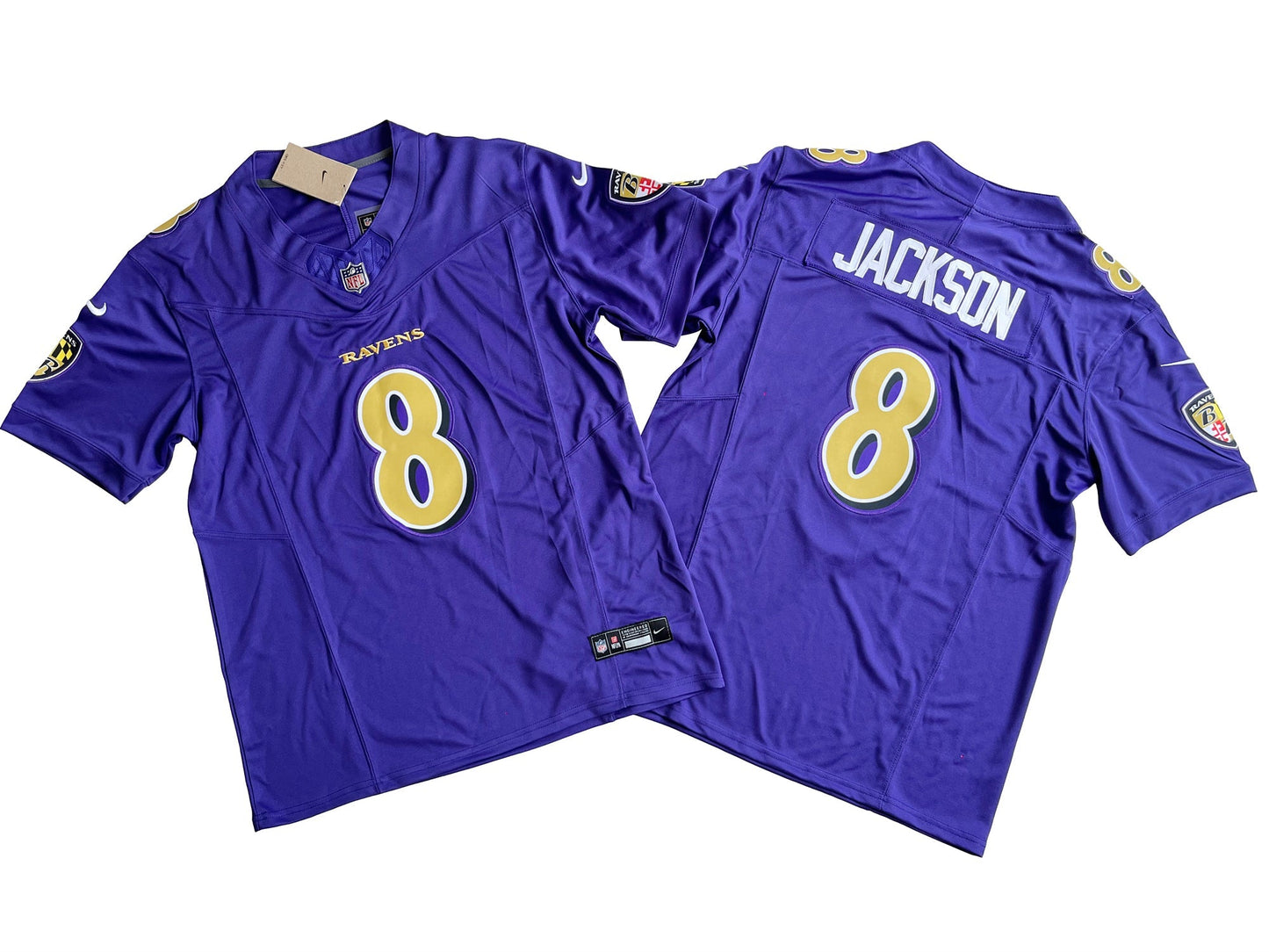 Baltimore Ravens 8# Lamar Jackson Vapor F.U.S.E. Limited Jersey