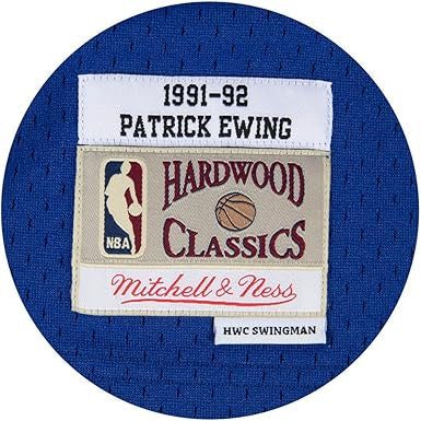 Mitchell & Ness Men's Patrick Ewing New York Knicks NBA Throwback HWC Jersey