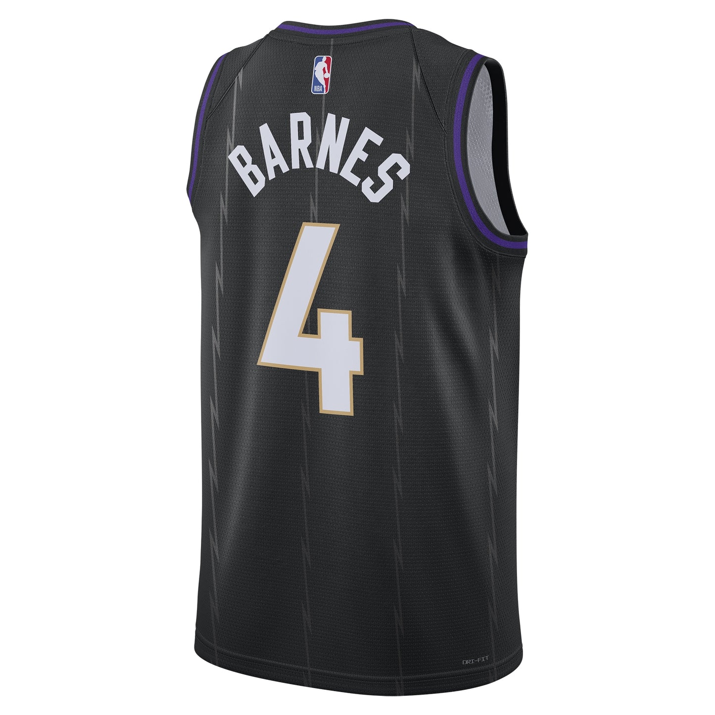 Unisex Toronto Raptors Scottie Barnes Black 2024/25 Swingman Jersey - City Edition